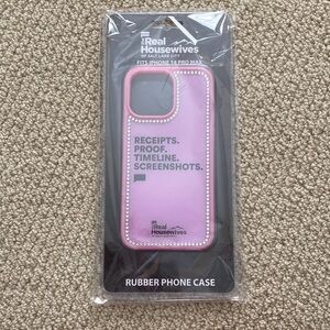 iPhone 14 Pro Max Case Real Housewives Design Purple Receipts Proof Timeline NIB